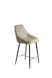 Lot de 2 tabourets en tissu 46cm x 49cm H. 97cm