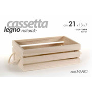 Cassette décorative Découpage en bois maître maître cm 21 x 13 x 7 h