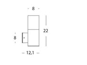 Applique dans la ligne Kubo White Kubo Top 7W LED 4000K