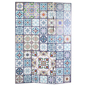Paravent impression 3 panneaux en faïence 120,6x2,5xh180,6x2,5xh180