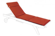 Coussin d'extérieur POLY pour transat rouge orange
