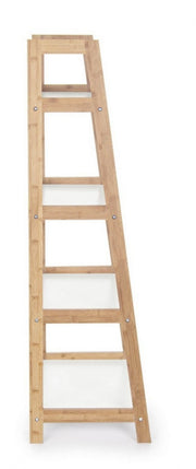 Bibliothèque en bambou avec quatre étagères BROOKLYN 62x38x h130 cm