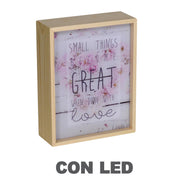 Lampe led écrite cm20x8h26