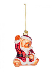 Pendaglio Village Orso Rosso 6x