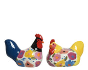 Poulet Dolomite fait à la main et glacé avec imprimé floral