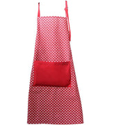 Tablier bavette 80x85 cm coton rouge
