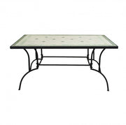 Table Rectangulaire Mosaico Émeraude