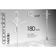 Cintre en fer blanc 24 x 180 h cm