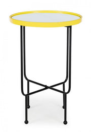 Table Basse Peintre C-Miroir à Jaune D45