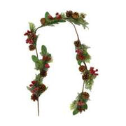 Guirlande en plastique rouge cm150