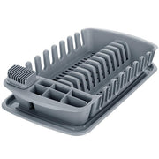 Égouttoir à vaisselle avec égouttoir CleanKit gris