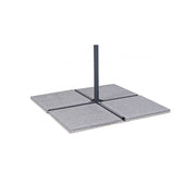 Set 4 carreaux 50x50 mélange ciment gris 20kg