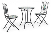 Promo set table Positano avec chaises en fer