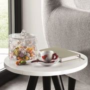 Guzzini - Set de 2 tasses à cappuccino en céramique avec soucoupe love 200 ml