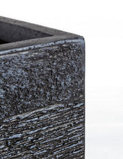 Lot de 3 grands vases graffiti noirs