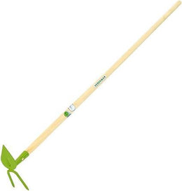 Houe coeur double face avec manche