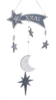 Pendaglio Darkness Stella Cometa Antraci 12x