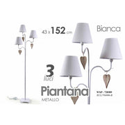 Slit de lampe moderne de la Terre blanche 152 SHABBY STYLE CM