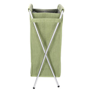 Panier pliable en tissu de sac vert cm 29x33.5h66