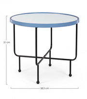 Table Basse Peintre W-Miroir A Azz D58.5