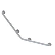 Rampe d'angle de sécurité 113x55 cm pour personnes handicapées, couleur blanche