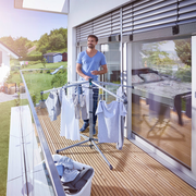 Corde à linge verticale avec parapluie LinoPop-Up 140