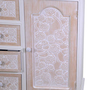 Grand vase maison d'oiseau dc-1026 cm. 13 x 13 h 43