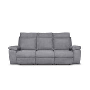 Canapé Milano 3 places 2 relax manuels gris
