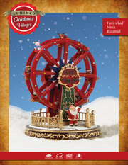 Escenografía LED de plástico resistente para interiores 21x21x26.4 cm