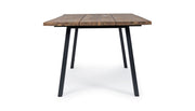 Table de jardin en bois naturel Oslo