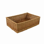 Corbeille rectangulaire droite en osier cm60x40h17