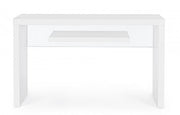 Console 2P Ligne Bois Blanc 120X40