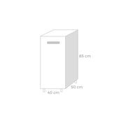 Cuisine blanche où blanc 1 anta cm 40x50xh 85