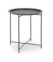 Table basse avec plateau Wissant Anthracite D46 en métal
