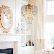 Plafonnage 3-Light Miranda MDL3831 Verre et or