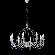 Chandelier en fer blanc minable Otto Lights 75x H49 cm