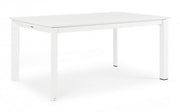 Table de jardin extensible Konnor blanc