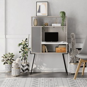 Meuble polyvalent Tatti clair moka anthracite blanc