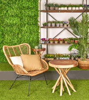 Table basse en bois cm. 56 x 56