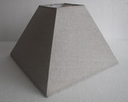 Capuchon de lampe gris cm40xh26x40