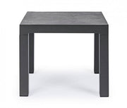 Table basse anthracite de style industriel cm 50x50