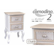Charme chambre chambre mille avec tiroir 40 x 32x 67 h cm