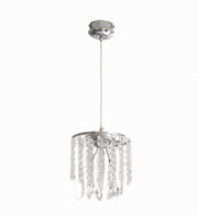 Lustre en spirale avec pendentifs cm20x h25