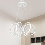 Suspension LED en forme de spirale blanche Ilya MDL4439