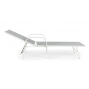 Lit bébé Arent en acier et avec accoudoirs blancs cm 195