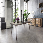 Buffet 2 portes 3 tiroirs Tudor en bois mélaminé