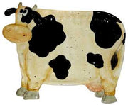 Assiette vache en céramique sc-1813 cm. 35x29x3
