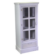 Vitrine Liverpool 1 porte + 1 tiroir cm48,5x32h114