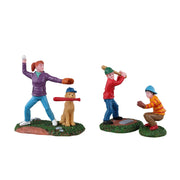 Ensemble d'entraînement de baseball Lemax - 3 pièces pour village de Noël