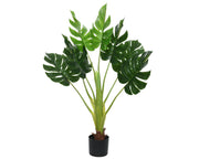 Plante en plastique avec pot vert 70x29x105h cm